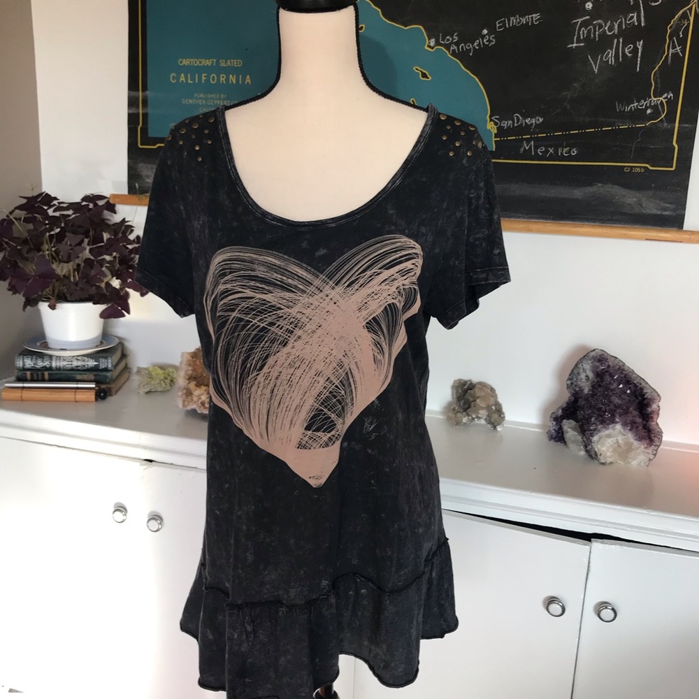 Vintage Susie | heart tie dye top  PXL